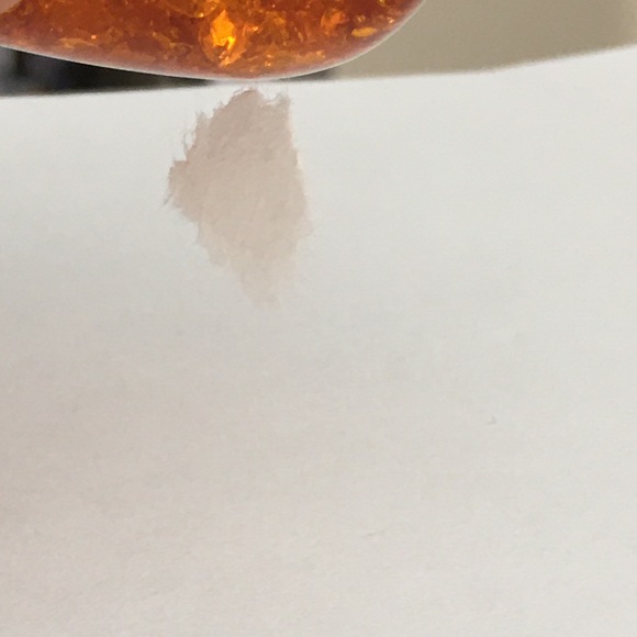 Man made honey amber gold plated sterling silver pendant - Picture 8 of 9